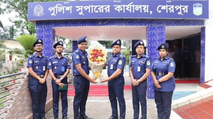 শেরপুর জেলার নবাগত পুলিশ সুপার হিসেবে এ, কে, এম জহিরুল ইসলামের দায়িত্বভার গ্রহণ