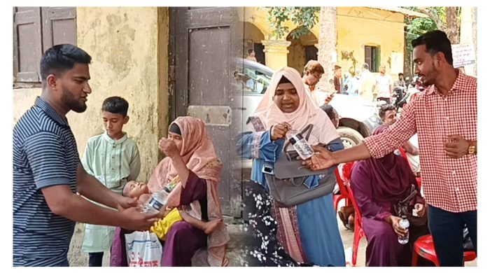 লালমোহনে ছাত্রদলের উদ্যোগে এসএসসি পরীক্ষার্থী ও অভিভাবকদের জন্য বিশ্রাম ও পানি বিতরণ