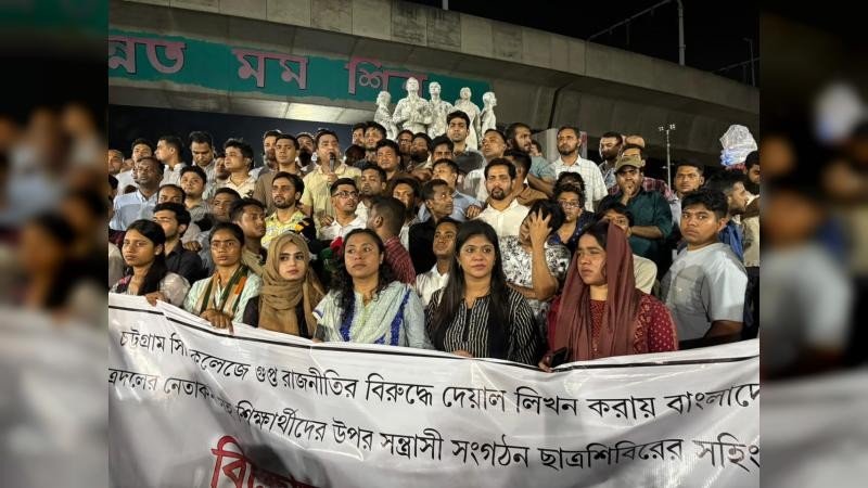 শিবিরকে হাজার বার ‘গুপ্ত’ বলার ঘোষণা ছাত্রদল সম্পাদকের