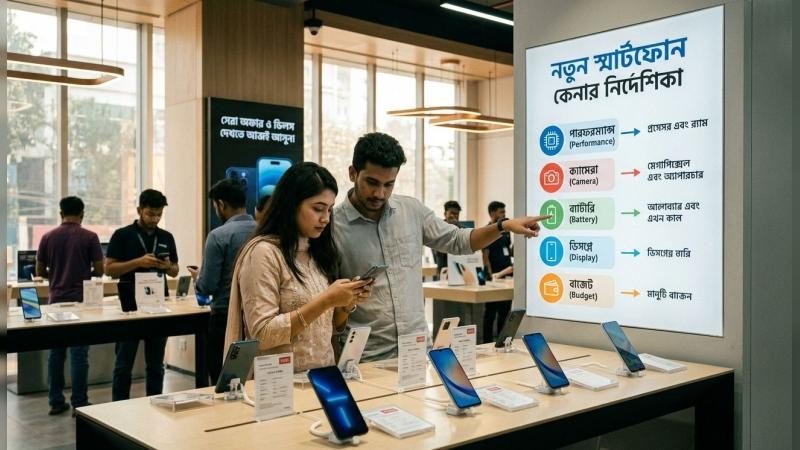 নতুন স্মার্টফোন কেনার আগে যে বিষয়গুলো খেয়াল রাখা জরুরি