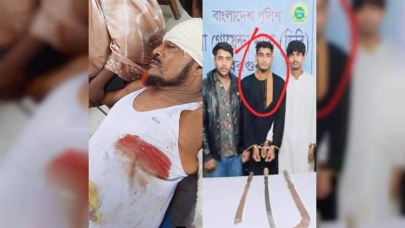 বরগুনায় ইউপি সদস্যকে কুপিয়ে জখম: গণপিটুনিতে নিহত সন্ত্রাসী কালু