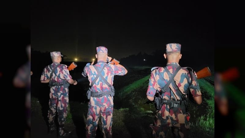 বড়লেখা সীমান্তে বিজিবির গুলিতে ভারতীয় চোরাকারবারী আহত