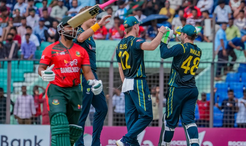 হৃদয়ের ফিফটিতে লজ্জা এড়াল বাংলাদেশ, সংগ্রহ ১০৯