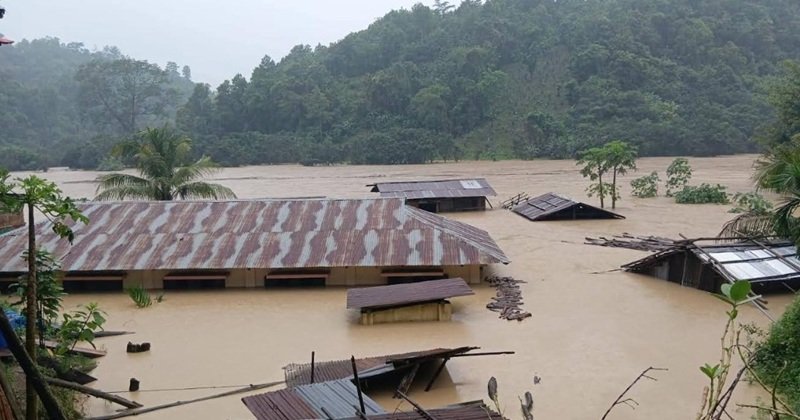প্রবল বন্যায় বিলাইছড়ির ১৪ গ্রাম প্লবিত!
