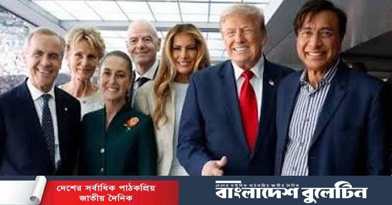 বিশ্বকাপ ফাইনালের মাঠে প্রবেশ করতেই ট্রাম্পের বিরুদ্ধে ‘ভুয়া ভুয়া’ ধ্বনি
