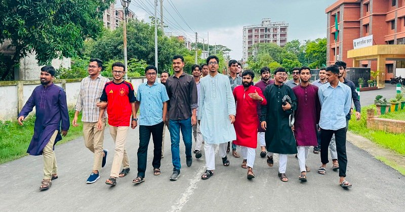 পবিপ্রবিতে চাকসু প্রতিনিধিদের সঙ্গে শিবিরের সৌজন্য সাক্ষাৎ