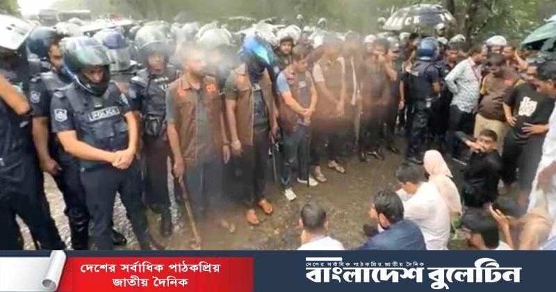 জুলাই পদযাত্রায় হামলার প্রতিবাদে হবিগঞ্জে এনসিপির বিক্ষোভ, পথে পথে বাধা