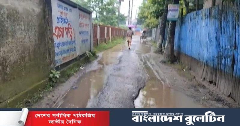 মুকসুদপুরের বিভিন্ন গুরুত্বপূর্ণ সড়কের বেহাল অবস্থা