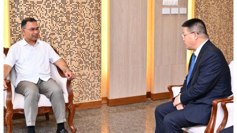 প্রধানমন্ত্রীর সঙ্গে চীনা রাষ্ট্রদূতের বিদায়ী সাক্ষাৎ