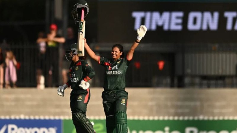 সোবহানার সেঞ্চুরি: অস্ট্রেলিয়ার বিপক্ষে বড় সংগ্রহ বাংলাদেশের