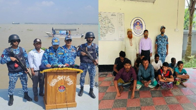 চাঁদপুরে ১ কোটি ৬৪ লাখ টাকার কারেন্ট জাল উদ্ধার, আটক ৫২ জেলে